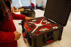 Phantom IV kuljetuslaatikossaan.