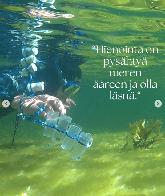 Ite veden alla. Kuva: anonyymi.